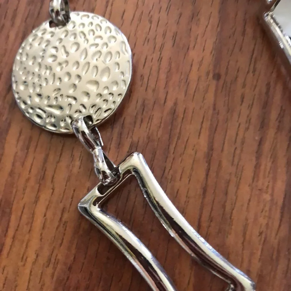 NWT Fashion Focus Dillard’s Silver chain belt.